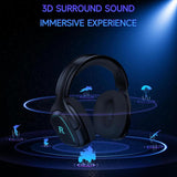 2.4Ghz Wireless Gaming Headset for PS5, Xbox(Wired), PC, Nintendo Switch