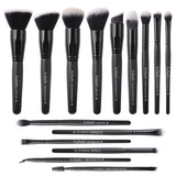 15pcs makeup brush set | Synthetic makeup brushes kit | Foundation contour brush set | Eye shadow blending brushes | Professional makeup brush kit | Soft cosmetic brushes set | Beauty makeup tools set | Full makeup brush collection