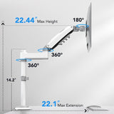 Stackable Dual Gaming Monitor Arm